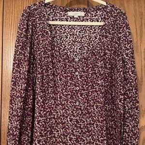LOFT Paisley poet blouse! NWOT! Size XL!